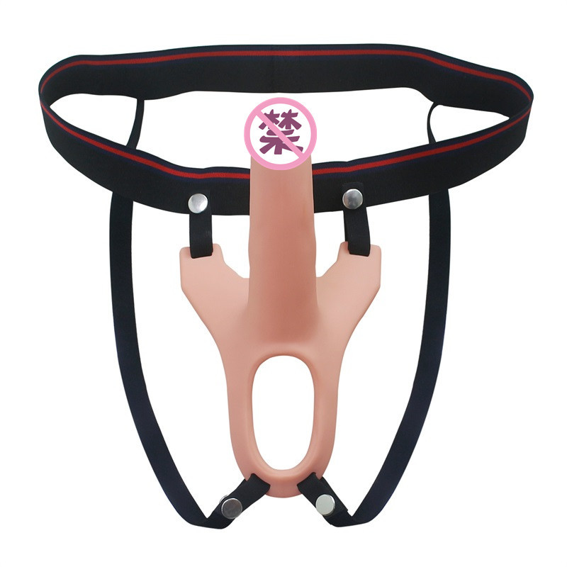 man pants hollow strapon dildo