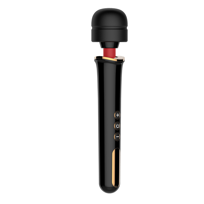 big head av vibrator clitoris massager black strong magic plug
