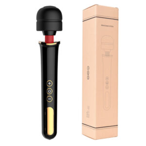 big head av vibrator clitoris massager black strong magic plug