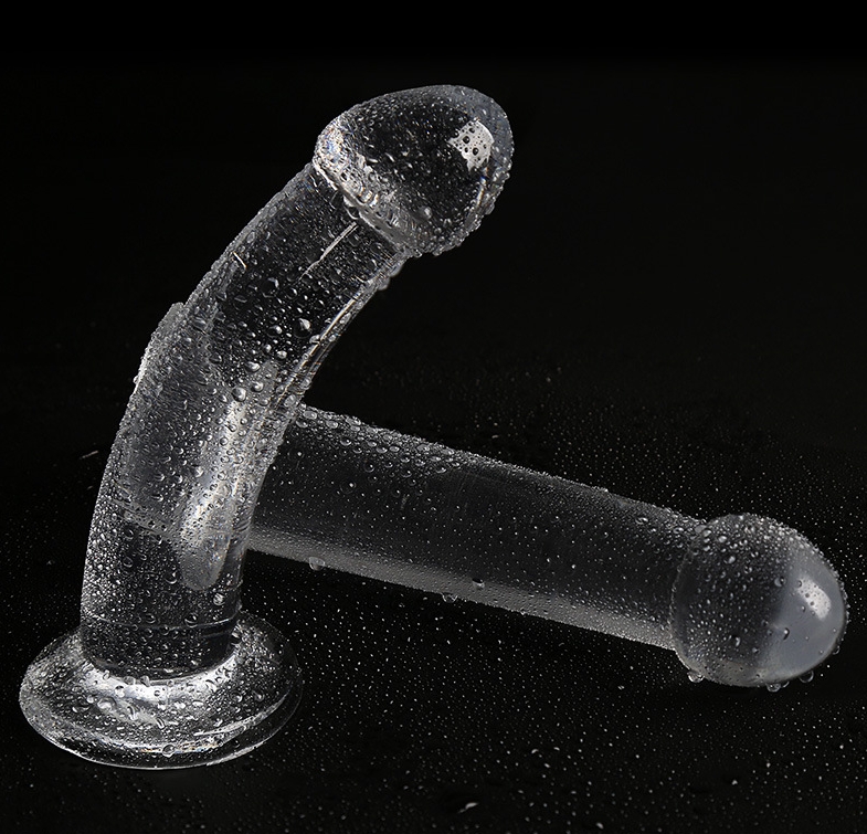 crystal silicone dildo 7inches