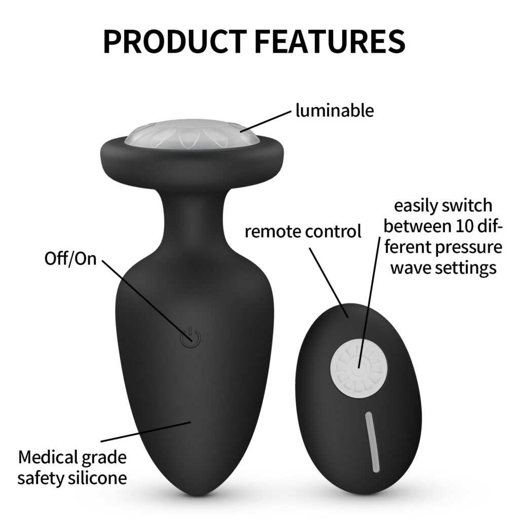 blink vibe anal plug wireless remote control