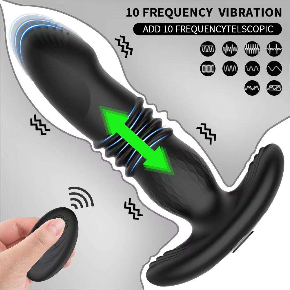 auto thrusting anal plug butt plug