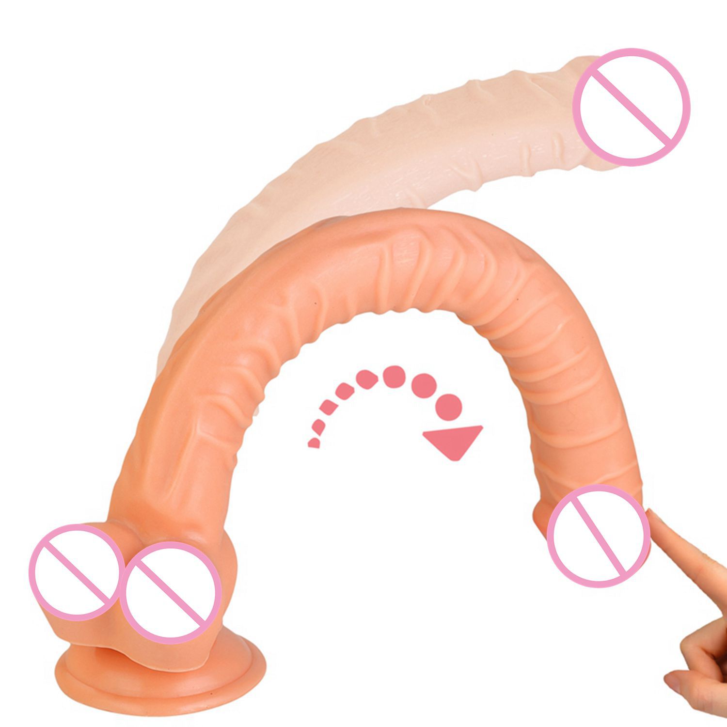 d0701 long realistic dildo 42*3.8cm