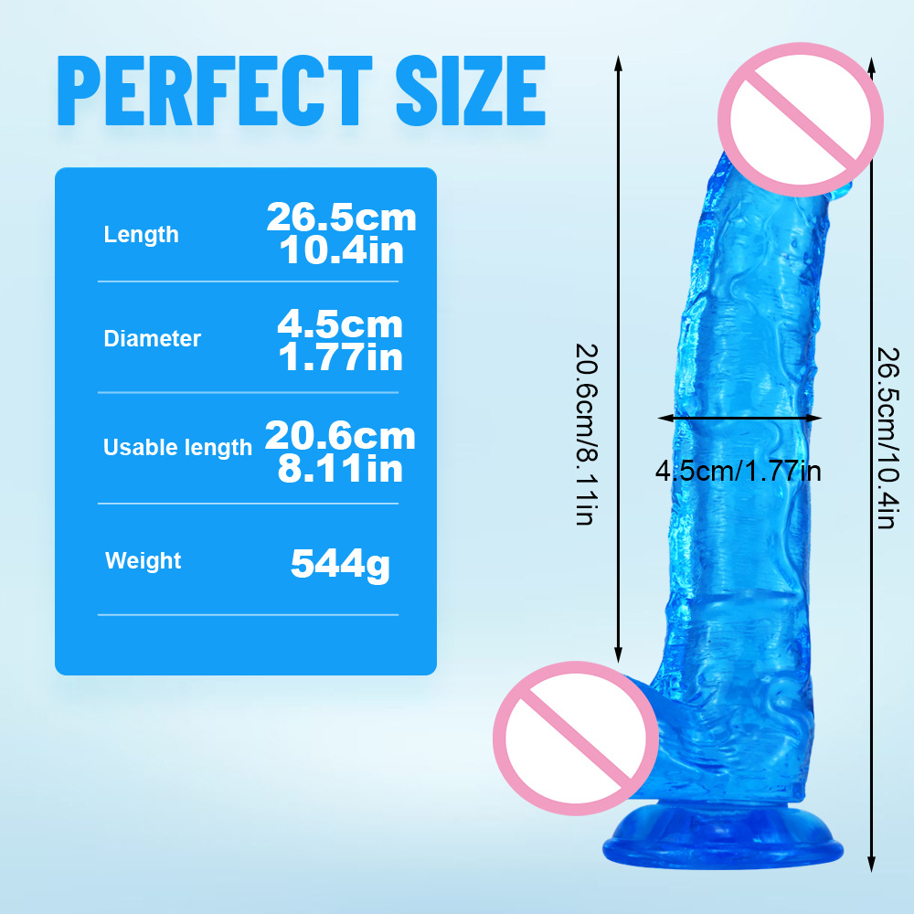 d0710 flesh 26.5*4.5cm realistic dildo