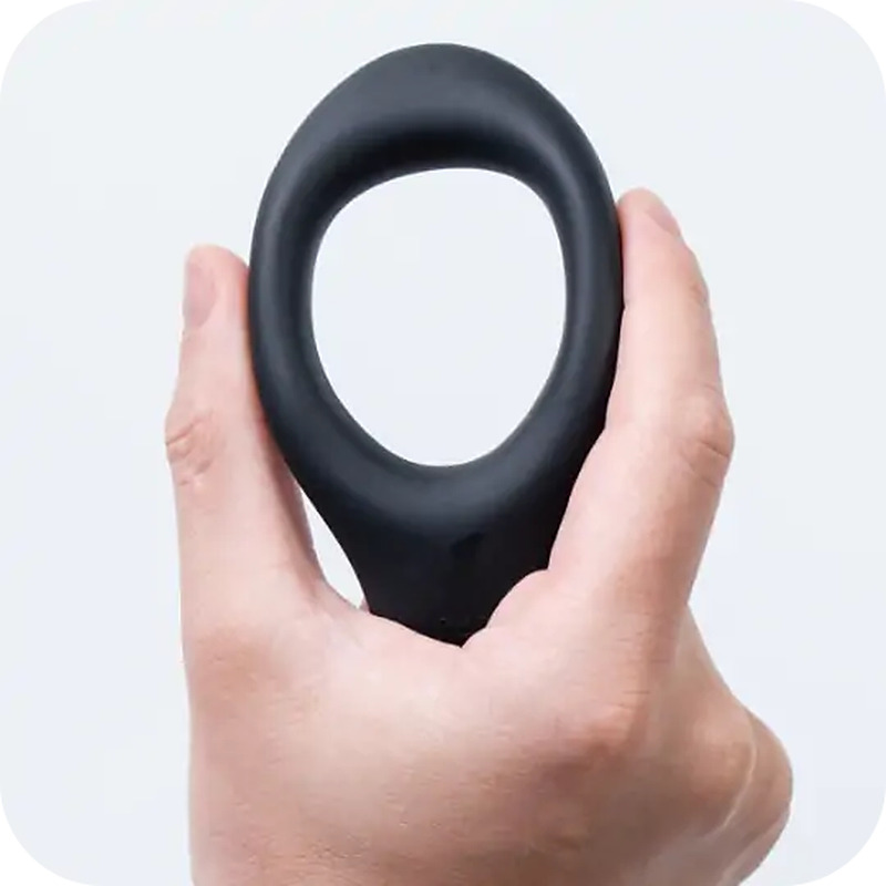 Lovense Diamo - held in hand, flexible silicone ring